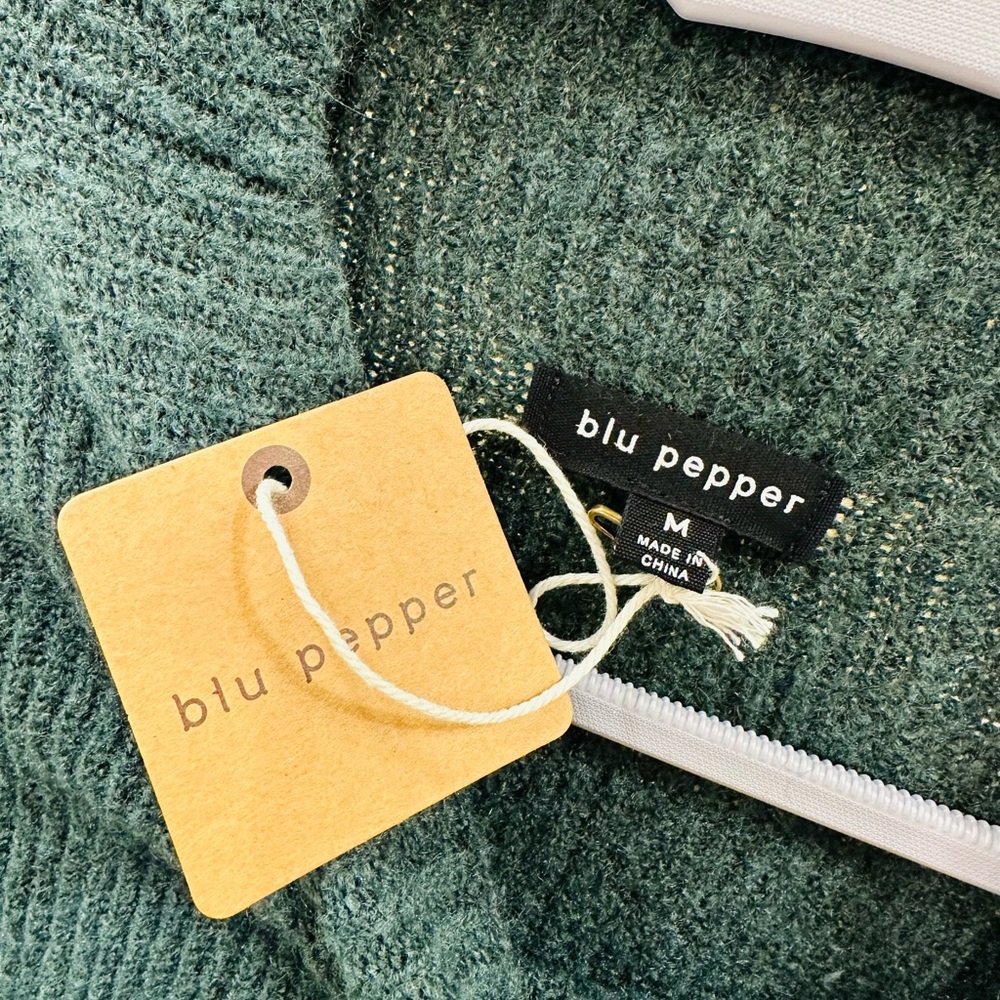 Blu Pepper Mock Neck Sweater Dress - Picture 4 of 4